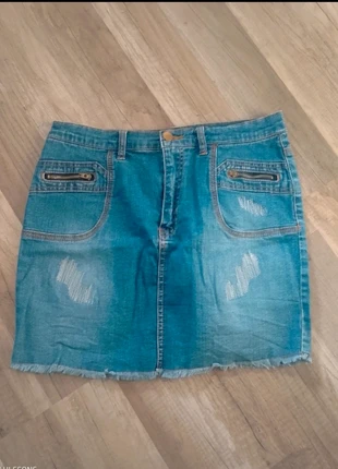 Jupe en jeans, taille haute, condition: Very good, size: M / 38 / 10, €1.80, €2.59 includes Buyer Protection