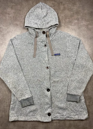 Manteau Polaire Patagonia à bouton et poche | Gris/Blanc Logo Brodé | Taille XL Homme, merk: Patagonia, staat: Heel goed, maat: XL, € 50,00, € 53,20 inclusief Kopersbescherming