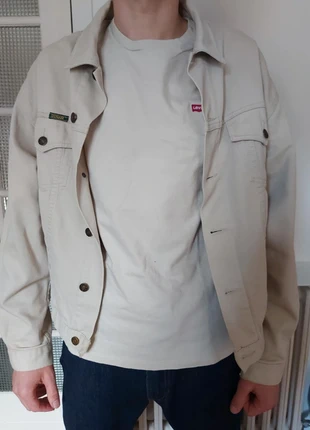 Veste de camionneur Dynam Jeans / Homme / taille M / crème / coupe boxy, brand: Dynam Jeans, condition: Good, size: M, €5.00, €5.95 includes Buyer Protection