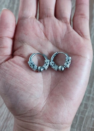 Paire de créoles minimaliste viking argenté pour homme ou femme, zustand: Sehr gut, 9,00 €, 10,15 € inklusive Vinted-Käuferschutz