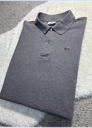 Polo Lacoste manches longues gris foncé 328N, marque: Lacoste, état: Très bon état, taille: XXL, 16,20 €, 17,71 € Protection acheteurs (Pro) incluse