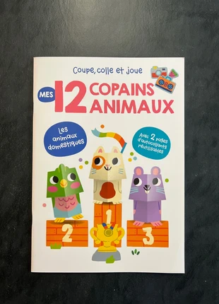 Coupe, colle et joue - mes 12 copains animaux, staat: Nieuw met prijskaartje, € 3,50, € 4,38 inclusief Kopersbescherming Pro
