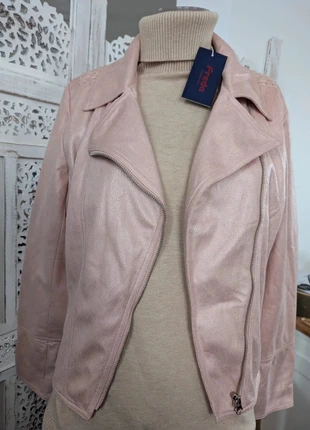 Perfecto femme en simili Freda Taille L Rose poudré chic, brand: Freda, condition: Very good, size: L / 40 / 12, €24.99, €26.94 includes Buyer Protection Pro