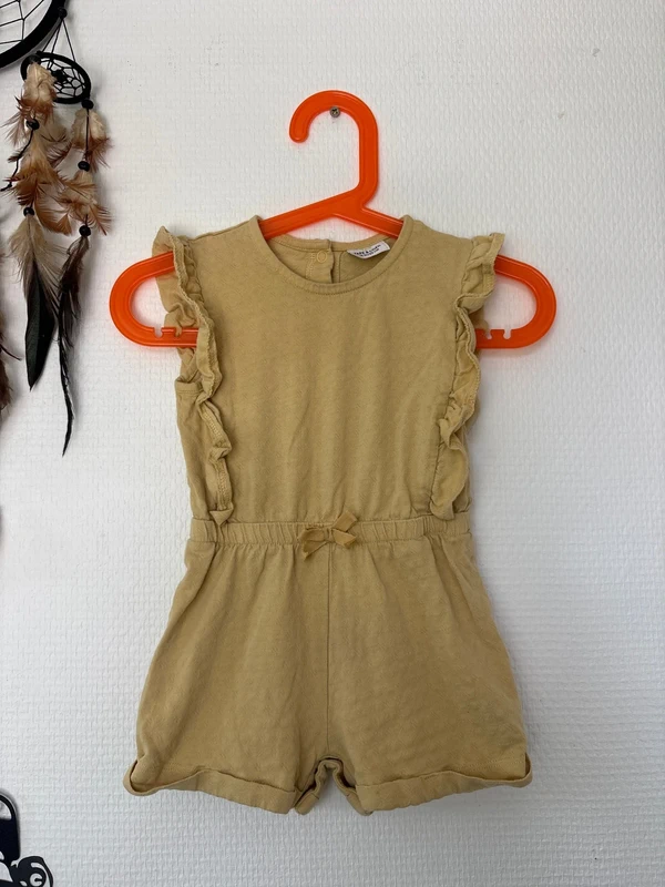 Combinaison short moutarde TAO