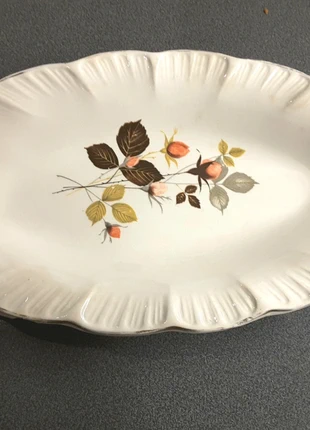 Petit plat / ravier ovale ancien faience de Digoin et Sarreguemines modèle Vigo - Vintage / Rétro, marca: Digoin Sarreguemines, estado: Muito bom, €9.00, €10.15 inclui Proteção do Comprador