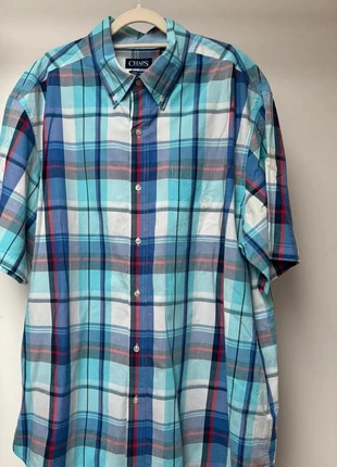 Chaps Short Sleeve Checked Shirt - Size 2XL, marque: CHAPS, état: Bon état, taille: XXL, 6,00 €, 7,00 € Protection acheteurs incluse