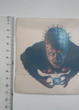 Hellraiser pinhead vintage reverse sticker, état: Neuf sans étiquette, 8,95 €, 10,10 € Protection acheteurs incluse