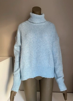 Pull bleu clair Zara col roulé taille S en acrylique nylon alpaga, marque: Zara, état: Très bon état, taille: S / 36 / 8, 13,00 €, 14,35 € Protection acheteurs incluse