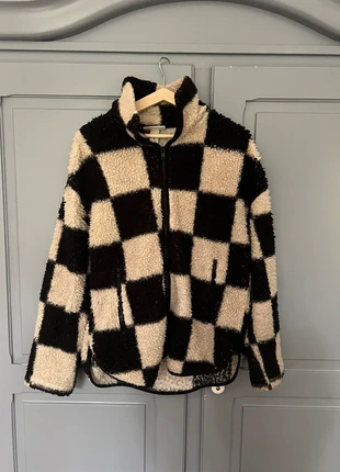 Karierte Fleecejacke von Monki, marque: Monki, état: Bon état, taille: XS / 34 / 6, 6,00 €, 7,00 € Protection acheteurs incluse