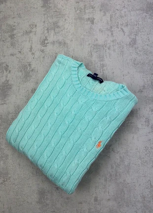 Polo Ralph Lauren Torsadé Col Rond Turquoise Menthe Logo Brodé Taille S TR47., brand: Ralph Lauren, condition: Very good, size: S / 36 / 8, €39.90, €42.60 includes Buyer Protection Pro