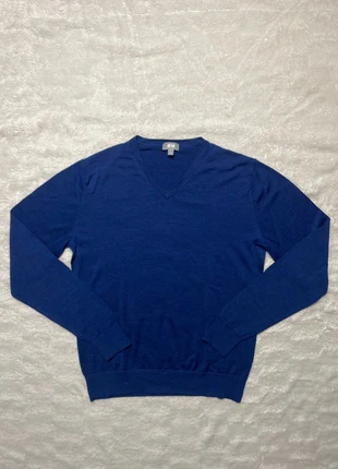 Pull Laine Uniqlo Bleu Marine - S - Col en V, marca: Uniqlo, estado: Muy bueno, tamaño: S / 36 / 8, 12,90 €, 14,25 € Protección al comprador incluida