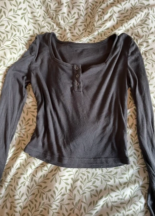 Henley top, marke: Dazy, zustand: Sehr gut, größe: S / 36 / 8, 3,00 €, 3,85 € inklusive Vinted-Käuferschutz