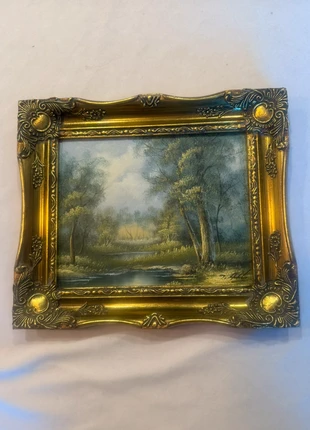 Joli tableau, peinture à l’huile sur bois signée, marque: Antik, état: Très bon état, 44,00 €, 46,90 € Protection acheteurs (Pro) incluse