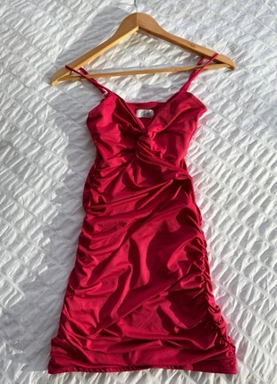 Red OhPolly Bodycon Dress (Size 10), brand: Oh Polly, condition: Very good, size: M / UK 12-14, £5.50, £6.48 includes Buyer Protection