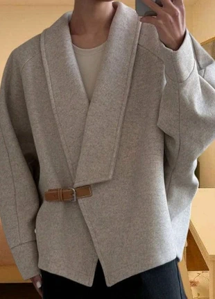 Veste Ample Col Châle Manches Raglan Décontractée - Beige T. S, marque: Belle d’Azur, état: Très bon état, taille: S / 36 / 8, 54,90 €, 58,35 € Protection acheteurs (Pro) incluse