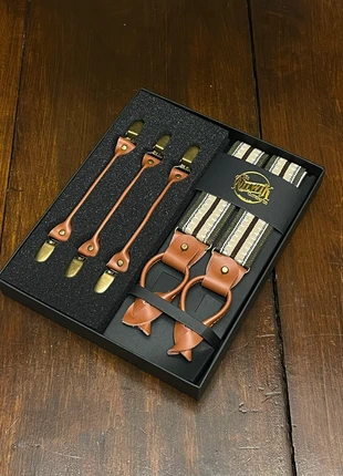 Vintage style suspenders, merk: The Nilwik Clothing Co., staat: Nieuw met prijskaartje, € 59,95, € 63,65 inclusief Kopersbescherming Pro