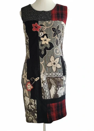 René Derhy Patchwork Sleeveless Dress – 8-10 UK, brand: René Derhy, condition: Very good, size: M / 38 / 10, €17.95, €19.55 includes Buyer Protection