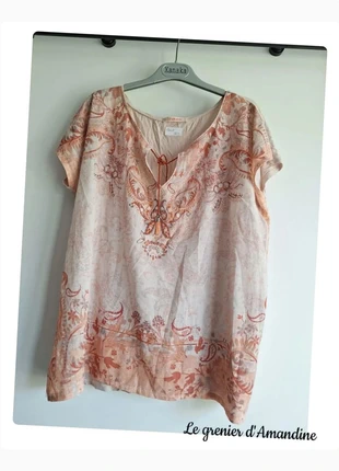 Haut 30 fluide imprimé Camaïeu T40, marque: Camaïeu, état: Très bon état, taille: L / 40 / 12, 4,00 €, 4,90 € Protection acheteurs (Pro) incluse