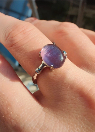 Anello regolabile rame bianco lepidolite mica, marque: Crystal, état: Très bon état, taille: Ajustable, 9,00 €, 10,15 € Protection acheteurs incluse