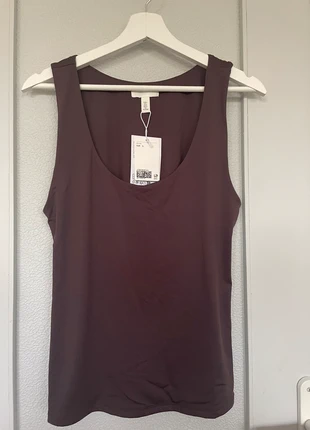 Débardeur marron, marque: H&M, état: Neuf avec étiquette, taille: L / 40 / 12, 3,00 €, 3,85 € Protection acheteurs incluse