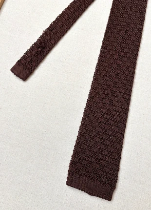 Cravate marron vintage en tricot de soie, brand: Vintage, condizioni: Buone, €17.00, €18.55 include la Protezione acquisti Pro