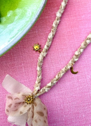 Bandana ketting wit/beige, marque: My Jewellery, état: Neuf sans étiquette, 10,95 €, 12,20 € Protection acheteurs incluse