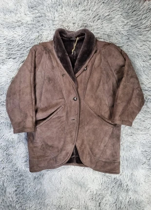 Manteau vintage Shearling cuir véritable doublé fourrure Made in Italy marron M, brand: Shearling, condizioni: Buone, taglia: M, €40.00, €42.70 include la Protezione acquisti Pro