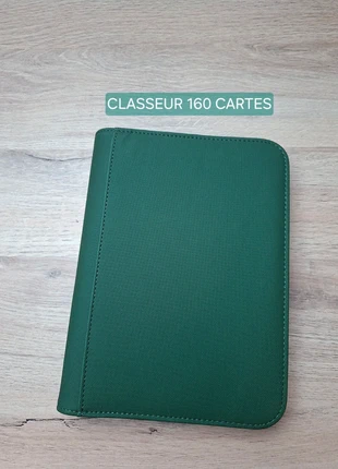 Classeur de rangement pour 160 cartes Pokémon / lorcana coloris vert foncé, brand: classeur 160 cartes, condition: Very good, €11.99, €13.29 includes Buyer Protection Pro