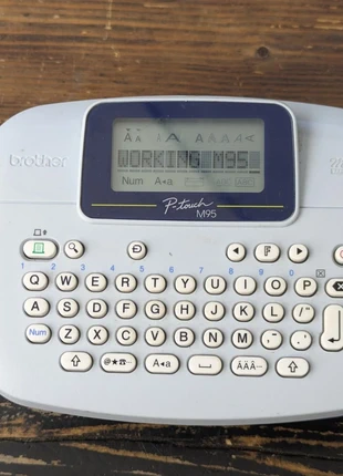 Brother pt-m95 label maker p-touch label printer handheld qwerty keyboard,, brand: Brother, condition: Good, size: One size, £16.74, £18.38 includes Buyer Protection