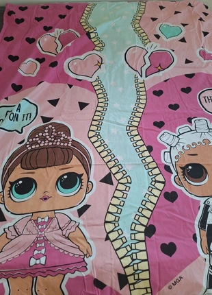 Housse de couette et taie d'oreiller poupée LOL, marque: L.O.L. Surprise, état: Neuf avec étiquette, taille: Simple (135-150 cm x 200-220 cm), 5,00 €, 5,95 € Protection acheteurs incluse