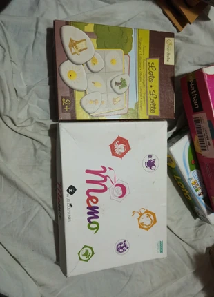 Lot de 2 jeux société fabriqué en France, memo et loto, marque: Mandarine, état: Très bon état, 5,00 €, 5,95 € Protection acheteurs incluse