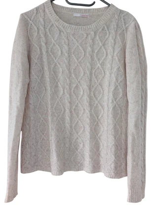 🩷 Pull torsadé Camaïeu – Taille S (36/38), marque: Camaïeu, état: Très bon état, taille: S / 36 / 8, 14,00 €, 15,40 € Protection acheteurs incluse