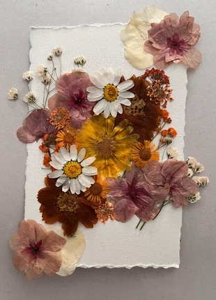 Cozy pressed flower art piece, brand: Art, condition: New without tags, £8.00, £9.10 includes Buyer Protection