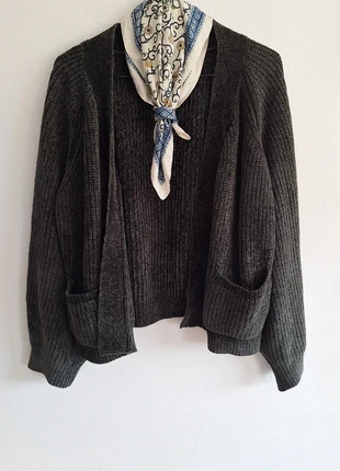 Cardigan verde chenilla, marque: Local, état: Très bon état, taille: S / 36 / 8, 22,50 €, 24,33 € Protection acheteurs incluse