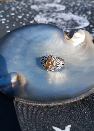 Bague En Laiton Pierre Oeil De Tigre Taille Ajustable Ethnique Boheme Lithothérapie, brand: Ethnic, condition: Very good, size: Adjustable, €14.90, €16.35 includes Buyer Protection