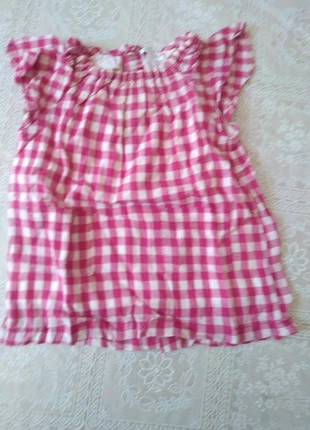 Tunique vichy rose 9 mois, marque: Kitchoun, état: Très bon état, taille: 6-9 mois / 68 cm, 1,00 €, 1,75 € Protection acheteurs incluse