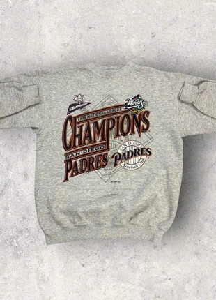 Vintage 90s USA San Diego Padres MLB Major League Baseball World Series graphic sweatshirt, brand: Tultex, condition: Good, size: L, £40.00, £42.70 includes Buyer Protection Pro