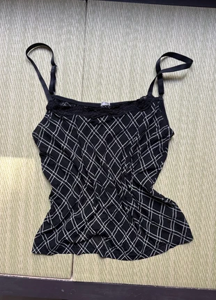 Mesh top à carreaux, brand: y2k, condition: Very good, size: S / 36 / 8, €11.00, €12.25 includes Buyer Protection