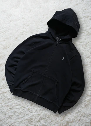 Felpa/sweater a zip con cappuccio black - taglia S, marca: Ralph Lauren, estado: Muito bom, tamanho: S / 36 / 8, €85.00, €89.95 inclui Proteção do Comprador