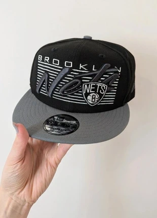New Era, 9Fifty, Black and Grey, Brooklyn Nets NBA, Snapback Cap, Small/Medium., brand: New Era, condition: New without tags, size: M, £15.00, £16.45 includes Buyer Protection