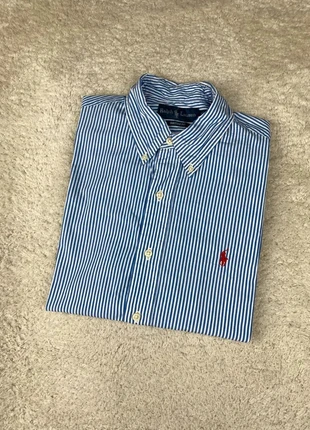 Chemises Ralph Lauren Manche Courte Bleu à Rayures Blanc Logo Brodé Rouge 5C - M Custom Fit, marque: Ralph Lauren, état: Très bon état, taille: M, 34,99 €, 37,44 € Protection acheteurs incluse