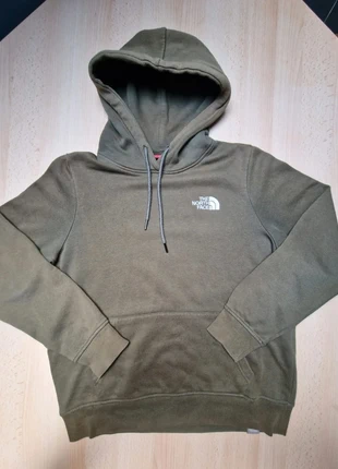 Sweat à capuche kaki The North Face / logo blanc brodé / taille M homme, brand: The North Face, condition: Very good, size: M, €20.00, €21.70 includes Buyer Protection