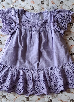 Vestido violeta 18-24 meses Gap NOVO, marca: GAP, estado: Novo com etiquetas, tamanho: 18-24 meses / 86 cm, €34.95, €37.40 inclui Proteção do Comprador