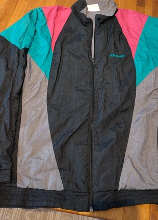 Adidas Trainingsjacke in schwarz grau pink türkis, brand: adidas, condizioni: Buone, taglia: L, €17.00, €18.55 include la Protezione acquisti