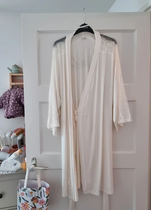Witte kimono (bride/bridal), marca: Lascana, estado: Nuevo sin etiquetas, tamaño: S / 36 / 8, 40,00 €, 42,70 € Protección al comprador incluida