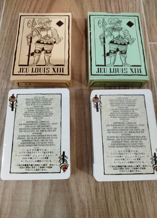 Lot de 2 jeux de 54 cartes Louis XIII Dusserre vintage neufs scellés, merk: Dusserre, staat: Nieuw zonder prijskaartje, € 13,90, € 15,30 inclusief Kopersbescherming