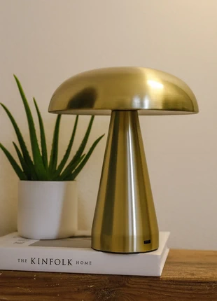Lampe champignon métal doré, merk: Vintage Love, staat: Heel goed, € 19,90, € 21,60 inclusief Kopersbescherming