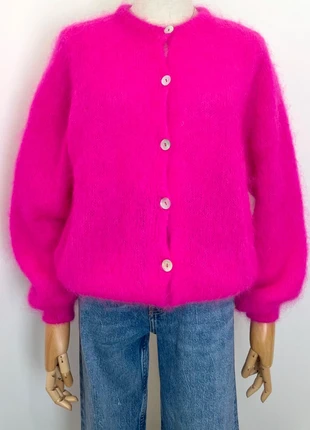 Cardigan mohair fushia, état: Neuf avec étiquette, taille: Taille unique, 68,00 €, 72,10 € Protection acheteurs (Pro) incluse
