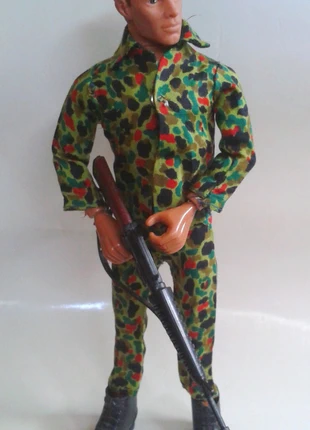 Action Joe tenue camouflage vintage action Man gijoe hasbro ceji arbois palitoy, marque: Ceji arbois hasbro palitoy, état: Bon état, taille: Prématuré, jusqu'à 44cm, 15,00 €, 16,45 € Protection acheteurs incluse