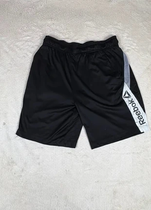 Short de sport running musculation noir blanc et gris Reebok homme taille M, brand: Reebok, condizioni: Ottime, taglia: M, €14.00, €15.40 include la Protezione acquisti